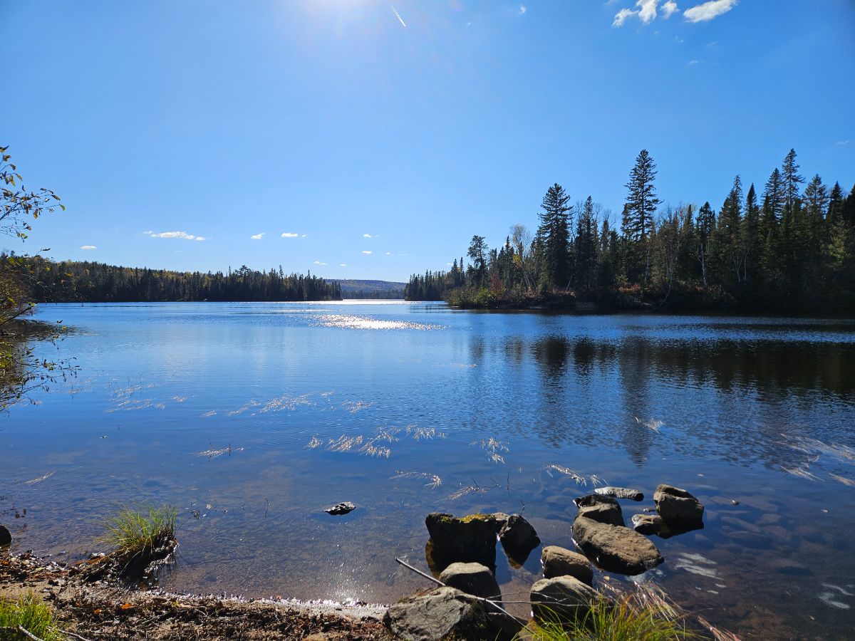 Paysage de camping pour Du Pont site